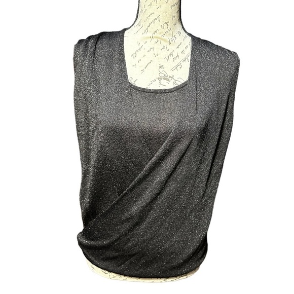 WHBM Layered Look Shimmering Sleeveless Top - Picture 1 of 5